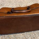 Mathew & Julian Brown Handbag. Outside and Inside Zip Pockets. 2 Flaws as shown Photo 2