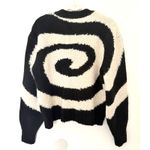 Paloma Wool Twister Black Off White Swirl Soft Square Fit Artsy Knit Sweater M Size M Photo 1