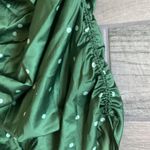 Green polkadot ruched dress Photo 2