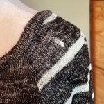 Maru Black White Striped Long Sleeve Top Small Photo 7