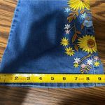 Embroidered Flare Jeans Photo 6