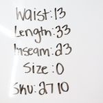 American Giant Women's Kick Flare Pant Size 0 Made In USA Black Photo 6