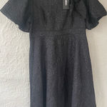 NWT AOMEI Plus Size Flower Short Puff Sleeve High Waist A Photo 0