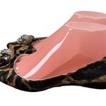 Alain Tondowski Paris Animal Print Skull Flats Slip On Women's Size EU 37 US 6.5 Brown Photo 4