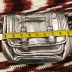 The Sak grunge futuristic gothic Silver crossbody bag purse buckle  Measurement in pics Photo 3