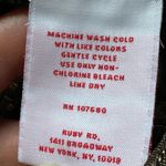 Ruby Rd  Black Gold Light Jacket Patch Pattern.Metal Buttons Front Pockets.Sz 14 Photo 10