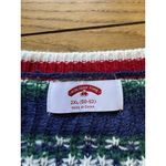 Holiday Time Ugly Christmas Sweater Wolf Knit Holiday Party Office Fantasy 2x Photo 2