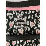 Cuddl Duds Womens Pajama Set S Black & Pink Heart Pattern Photo 3
