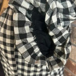 ZARA NWT  black and white checkerboard Size M dress Photo 5