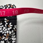 Talbots  Black White‎ Brown Floral Chatham Ankle Pants 14 Stretch Side Zip Photo 6