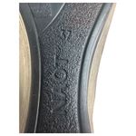 Naot Pinotage Ornament Leather Gold Taupe Wedge Sandals Size EU 37 US 6 Photo 8