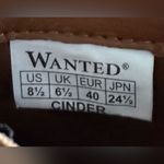 Wanted Women's Cinder Lug Sole Microfiber Ankle Boots. Sizes 8.5. EUC. Tan/Brown Brown Photo 7