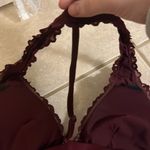 PINK - Victoria's Secret  Lace Bralette - Burgundy Maroon Photo 5