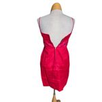 Vtg 1960s Red Chiffon Sequin Embellished Go Go Tiered Strappy Mini Dress Sz 2 4 Photo 3