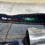 Style & Co . Dark Blue Flare Jeans Photo 6