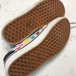 Vans  checkered multi colored missy skater shoes Sz 5 Photo 4