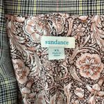 Sundance  Whitman Plaid Linen Cotton Long Sleeve Women's Blazer B29 Photo 1