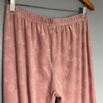 Juicy Couture Juicy by Pink Velour Embellished Logo Pull On Pajama Sweatpants Photo 4