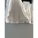Lucky In Love Skort Skirt L White Tiered Pleats Tennis Golf Pickleball Size L Photo 1