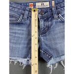 Juicy Couture Jean Shorts Womens 26x2 Blue Cut Off Shortie Frayed Low RiseTag 27 Photo 5