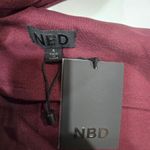 NBD Margeaux Top in Plum Brown Photo 5