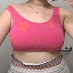 The Vintage Shop Hot Pink Cotton Vintage Sports Bra Photo 0