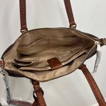 Dana Buchman  Brown Croc-Embossed Shoulder Bag Photo 10