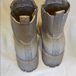 GBG White Minimalist Ankle Boots with Medium Chunky Heel size 9 Photo 6