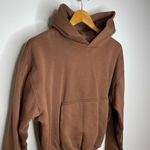 Yeezy NWT‎ Gap Yzy  Brown Hoodie Double Layer Cotton Small S New Sweatshirt Photo 1