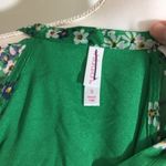 Xhilaration Green Floral Cold Shoulder Chiffon Ruffle Dress Photo 6