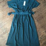 Petal Lush NWT forest green scoop neck dress Photo 0