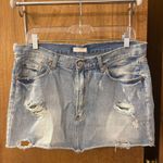 Jean Mini Skirt Blue Size M Photo 0