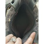 Dooney & Bourke Vintage  Black Fabric & Leather Shoulder Bag Photo 4