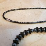 Lot of 2 Necklaces Black Necklaces For Wear Or Bead Breakdown Photo 0