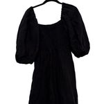 Tuckernuck 100% Linen Black Annie Smocked Mini Dress Size XS Photo 3