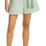 Samsoe Samsoe Ember Vineyard Green Textured Tie Paperbag Waist Shorts Size Small Photo 0