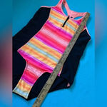 ZeroXposur  ZX Swim zipper front racer back key hole one piece NEW size 16 1/2 Photo 7