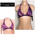 Carmen Marc Valvo  purple bikini top. NWT Photo 6