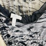 Joie  Silk Black and Gray Maxi Dress Abstract Print size S Photo 10