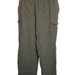 Maurice's Olive Green Double Cloth High Rise Cargo Crop Pants Photo 7