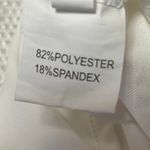 Women's White Black Ruffle Striped One Shoulder Stretch Bodysuit Top Size M Size M Photo 4