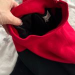 Bloomingdales Bloomingdale’s Vintage 100% Wool Red & Black High Neck Long Sleeve Knee Length Dress, size 6 Photo 10