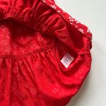 J. Crew Mercantile Red Floral V Neck Faux Wrap Dress Photo 9