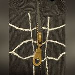 Preloved Paul Harris Design Black and White Halloween Zip Up Vest size small Photo 9