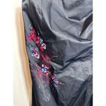 EXPRESS  Strapless Black Floral Detail Mini Dress Size 12 Photo 5