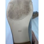 Calvin Klein  Women Patent Leather Ballet Flats Silver CK Logo Buckle Gray Size 8 Photo 9