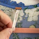 Free People  Alora Mini Dress Blue Floral Size 2 Photo 6