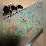 Alexander McQueen Metallic Oil Slick Leather Knuckle Ring Duster Clutch $3200 Photo 6