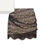 Free People NWT  Zoey Lace Mini Skirt in Black  Size 8 Photo 8