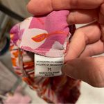 Cute Josie Natori silky pull in draw string funky shorts pink orange floral Size M Photo 5
